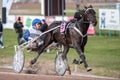 Harness racing in Sweden Royalty Free Stock Photo